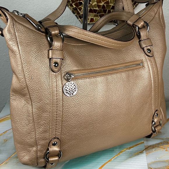 COACH 2011 Alexandra Champagne Leather 2-Way Bag ✨🤩 - Picture 3 of 17